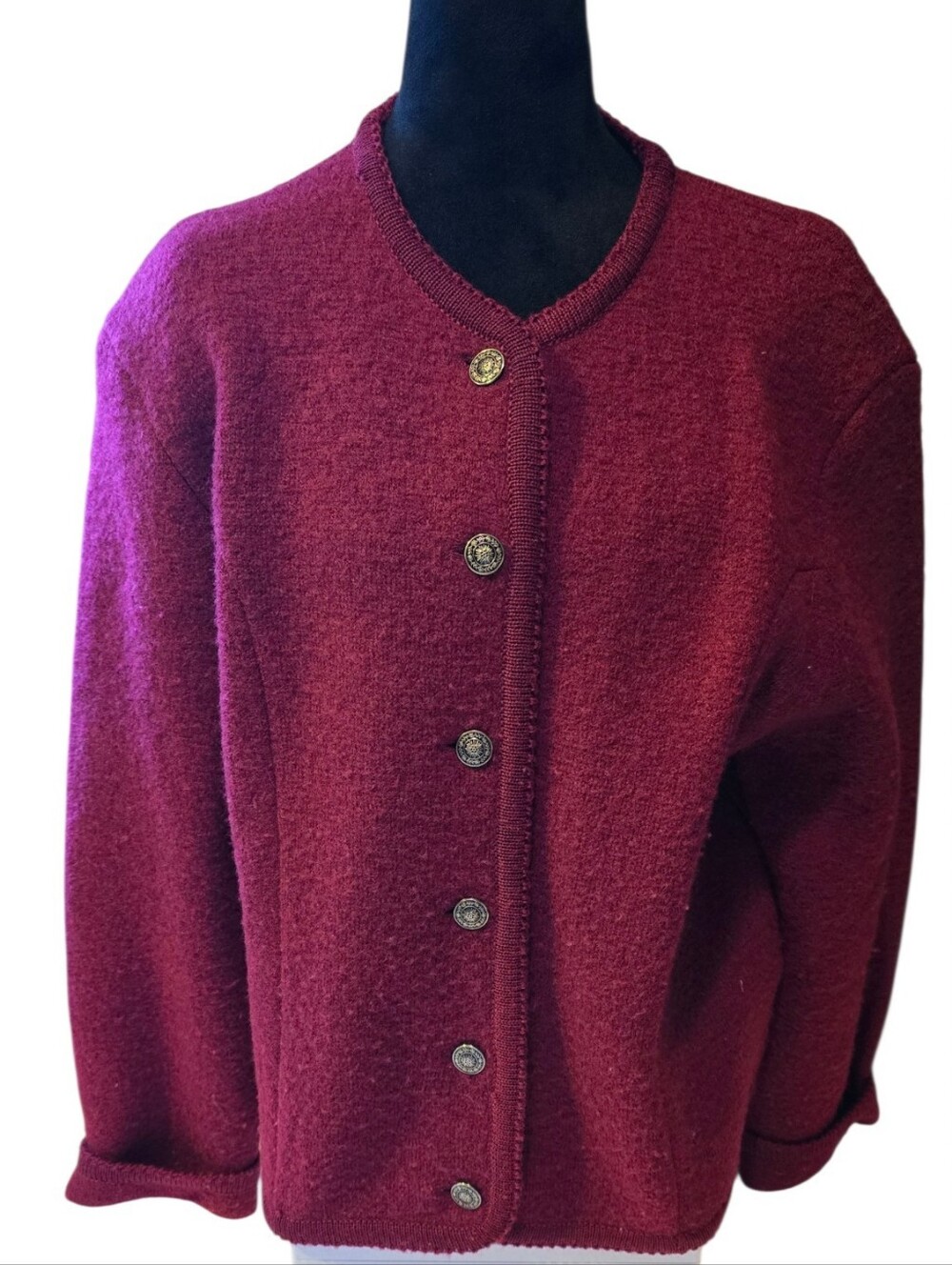 Tally Ho Vintage Wool Cardigan Large - Picture 1 of 7